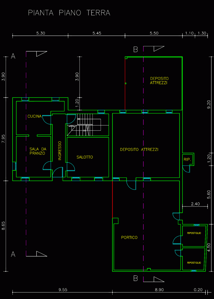 Esempio disegno architettonico