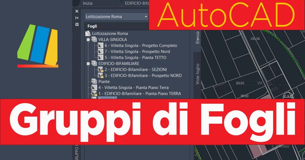 Gruppi di fogli - sheet sets autocad